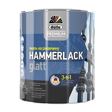 HAMMERLACK на ржавчину гладкая RAL-3005 винно-красный 750мл "DufaPremium" Эмаль (под заказ) HAMMERLACK на ржавчину гладкая RAL-3005 винно-красный 750мл "DufaPremium" Эмаль (под заказ)